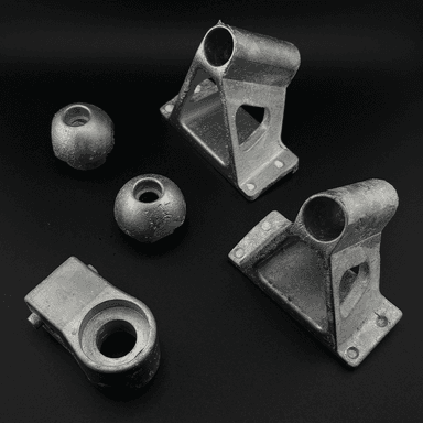 Cast metal part
