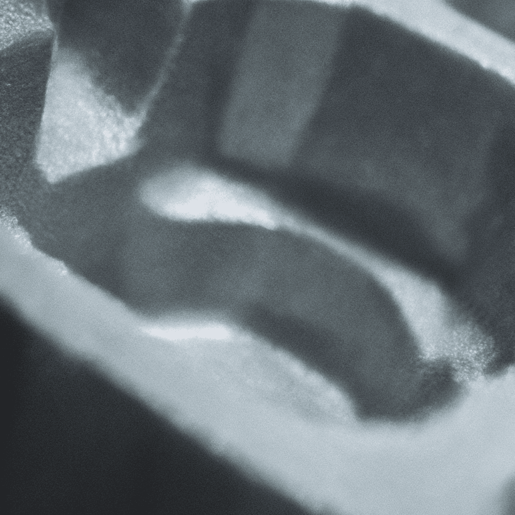 Cast aluminum part close-up